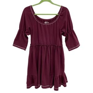 Matilda Jane Charlie Maroon Dress size 10